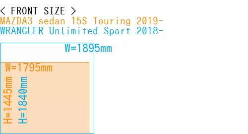 #MAZDA3 sedan 15S Touring 2019- + WRANGLER Unlimited Sport 2018-